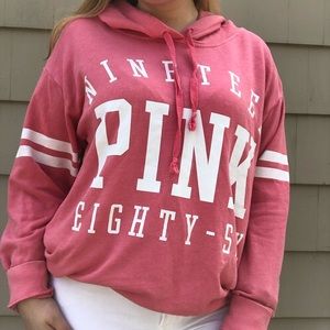Pink oversized sweatshirt